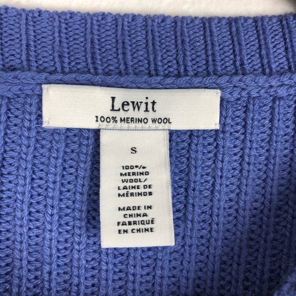 NWT Lewit 100% Merino Wool Top S - Picture 7 of 7